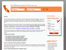Tablet Screenshot of california-vocational-schools.com